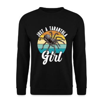 Tarantula - Unisex Sweatshirt - black - Front - Alina (178cm) & Michal (187cm)