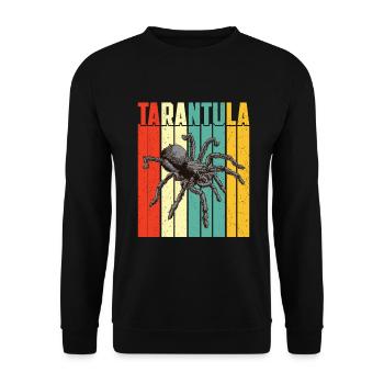 Tarantula - Unisex Sweatshirt - black - Front - Alina (178cm) & Michal (187cm)