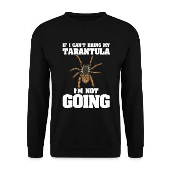 Tarantula - Unisex Sweatshirt - black - Front - Alina (178cm) & Michal (187cm)