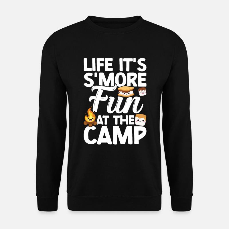 Marshmallow S'more - Unisex Pullover - Schwarz