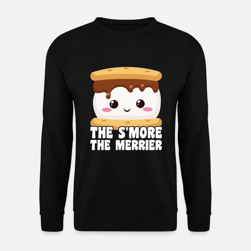 Marshmallow S'more - Unisex Sweatshirt - black