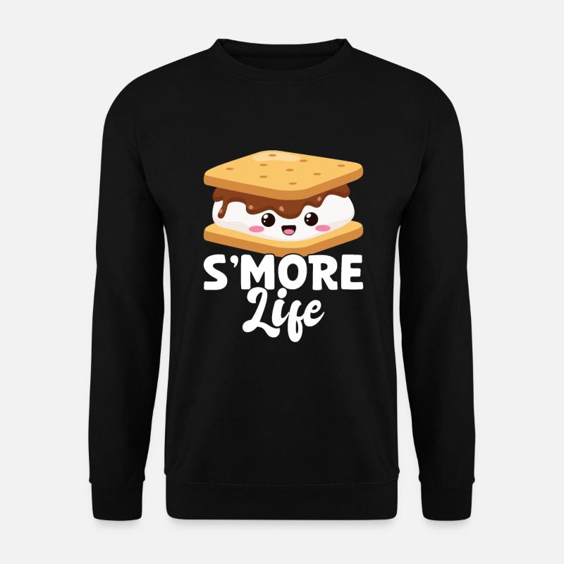 Marshmallow S'more - Unisex Sweatshirt - black