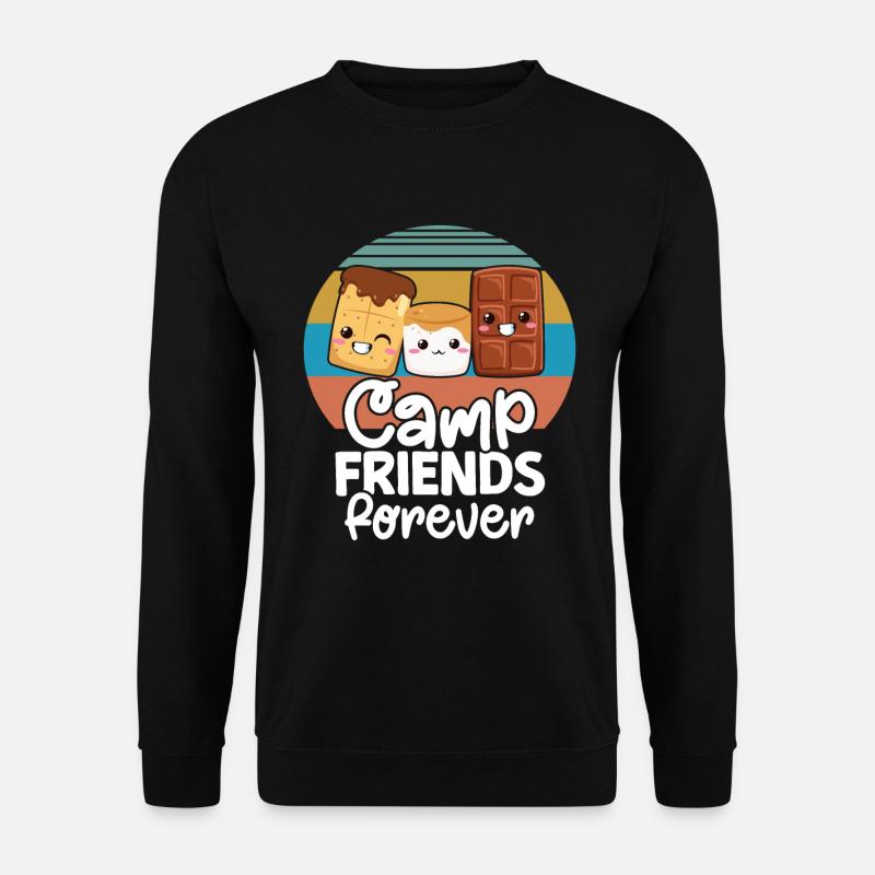 Marshmallow S'more - Unisex Pullover - Schwarz