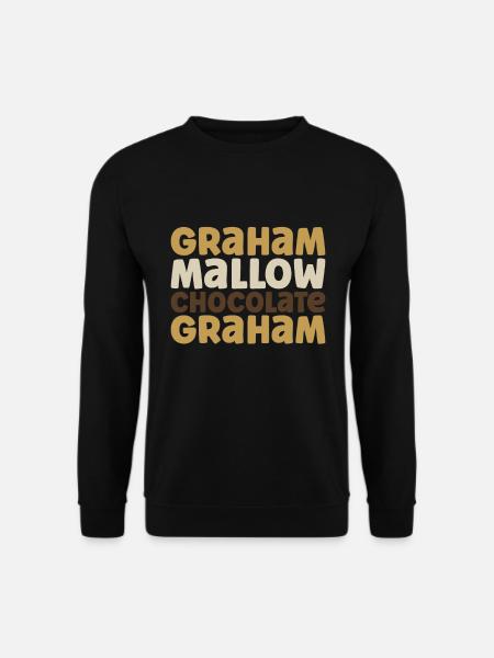 Marshmallow S'more - Unisex Sweatshirt - black