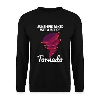 Tornado - Unisex Pullover - Schwarz - Vorne - Alina (178cm) & Michal (187cm)