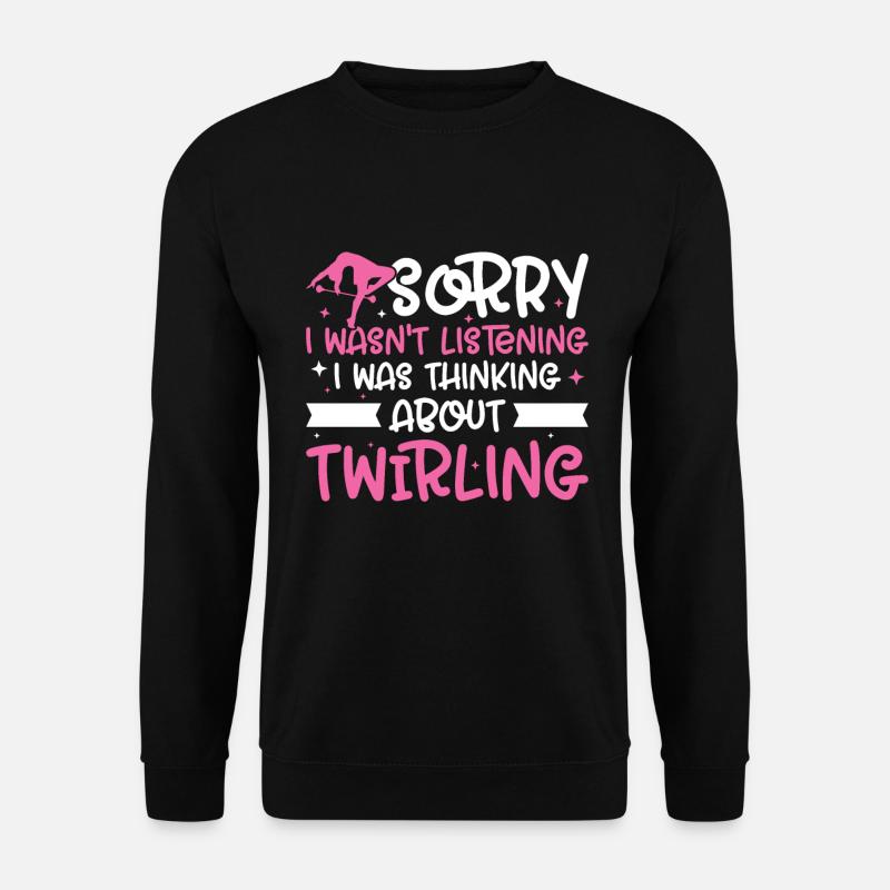 Tambourstab Wirbeln - Unisex Pullover - Schwarz