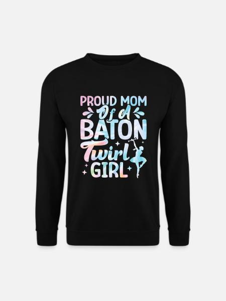 Tambourstab swirling - Unisex Sweatshirt - black