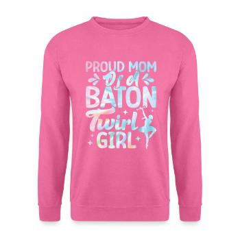 Tambourstab Wirbeln - Unisex Pullover - Pink - Vorne