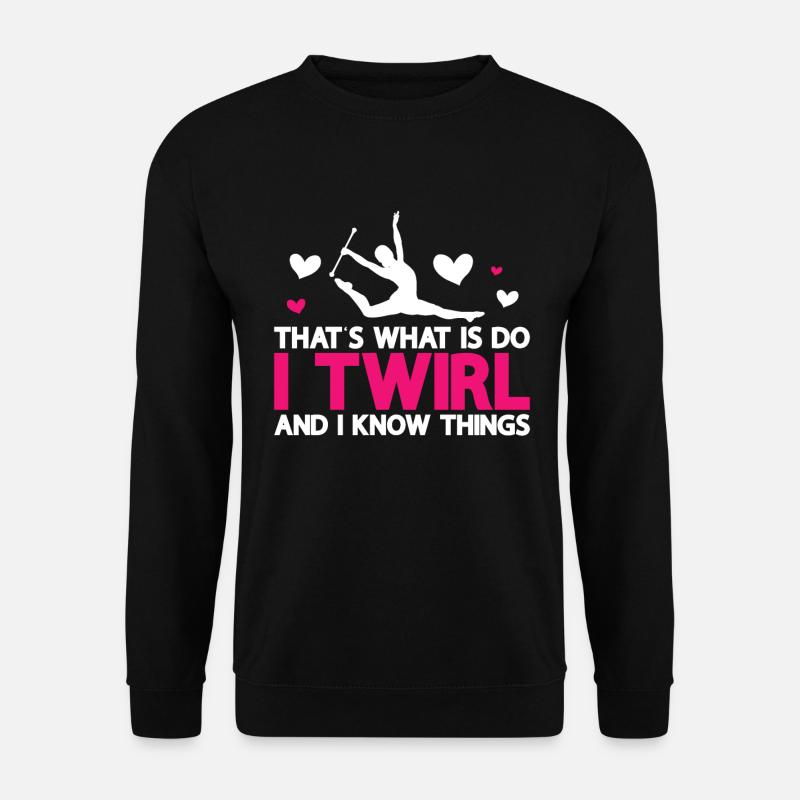 Tambourstab Wirbeln - Unisex Pullover - Schwarz
