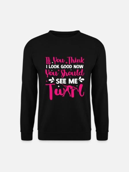 Tambourstab swirling - Unisex Sweatshirt - black