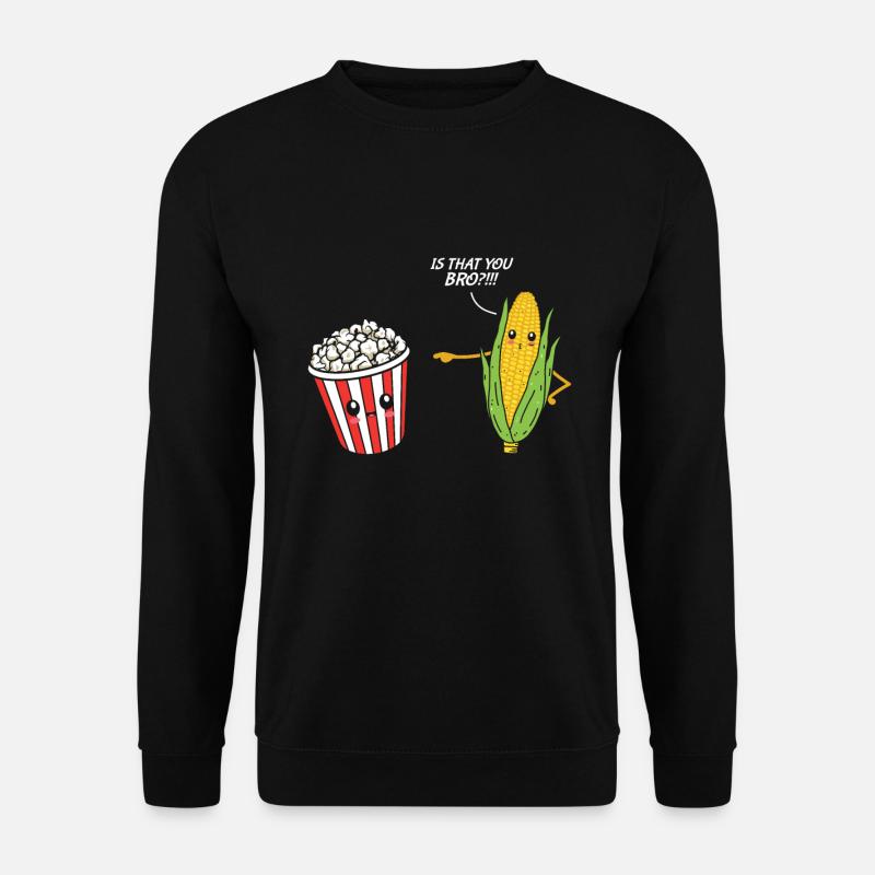 Popcorn - Unisex Sweatshirt - black