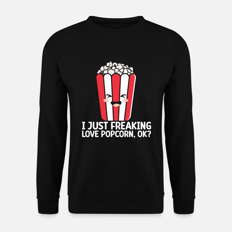 Popcorn - Unisex Pullover - Schwarz