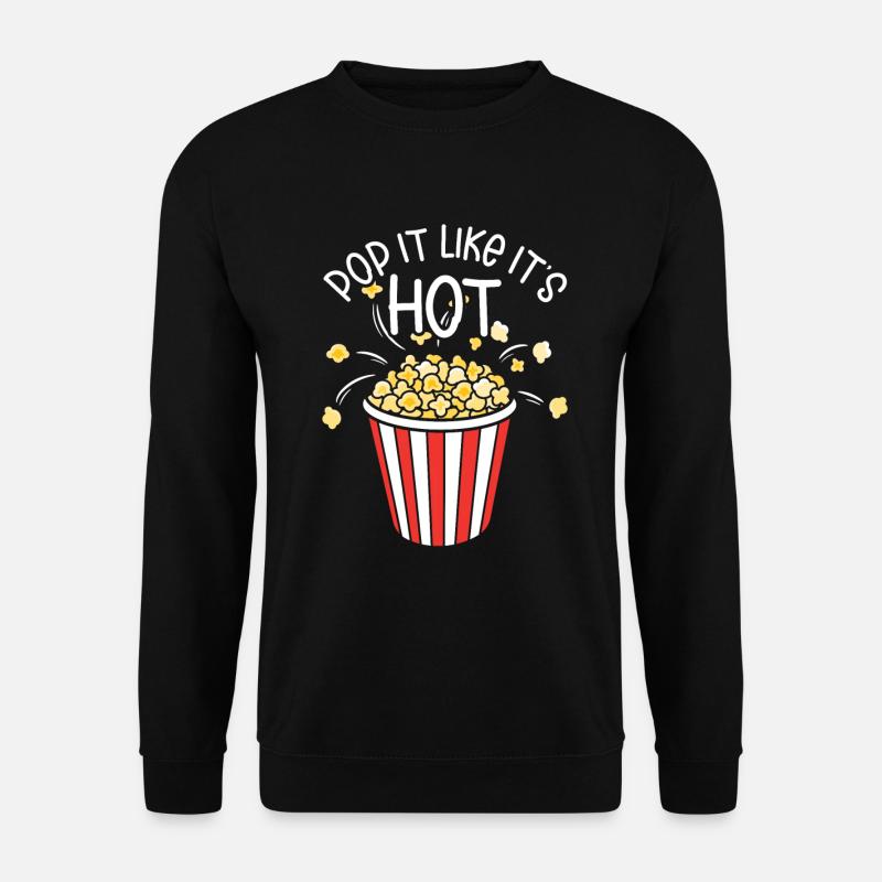Pop-corn - Sweat-shirt Unisexe - noir