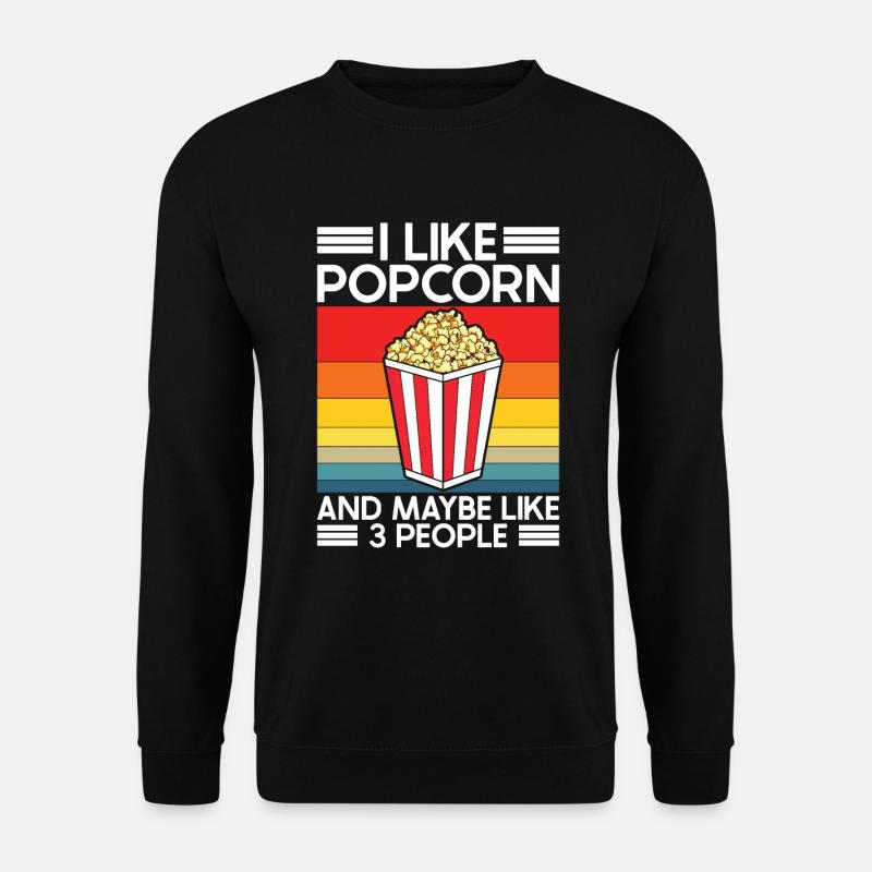 Pop-corn - Sweat-shirt Unisexe - noir