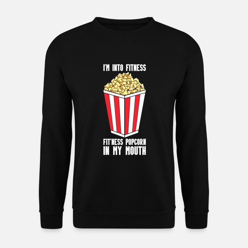 Pop-corn - Sweat-shirt Unisexe - noir
