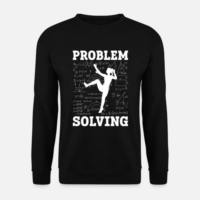 Wand Klettern - Unisex Pullover - Schwarz