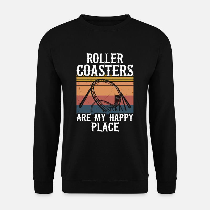 Montaña rusa - Sudadera unisex - negro