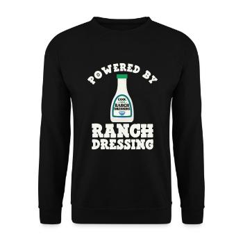 Ranch -Dressing -Ranch -Salatdressing - Unisex Pullover - Schwarz - Vorne - Alina (178cm) & Michal (187cm)