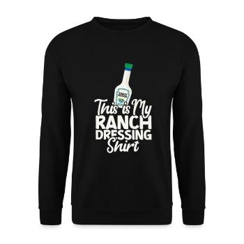 Ranch -Dressing -Ranch -Salad Dressing - Unisex Sweatshirt - black - Front - Alina (178cm) & Michal (187cm)