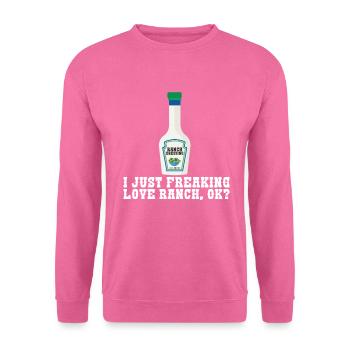 Ranch -Dressing -Ranch -Salatdressing - Unisex Pullover - Pink - Vorne