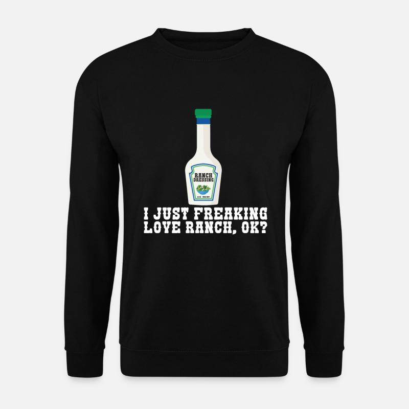 Ranch -Dressing -Ranch -Salatdressing - Unisex Pullover - Schwarz
