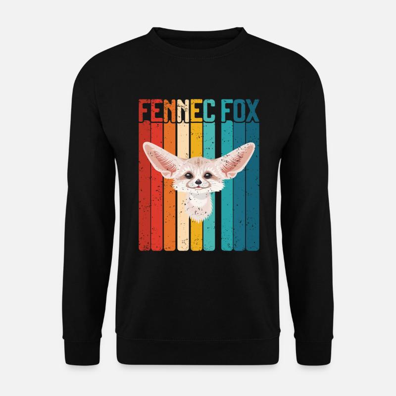 Fennec Fox - Unisex Pullover - Schwarz