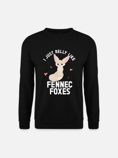 Fennec Fox - Unisex Sweatshirt - black