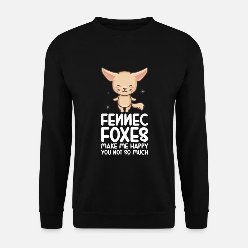 Fennec Fox - Unisex Sweatshirt - black