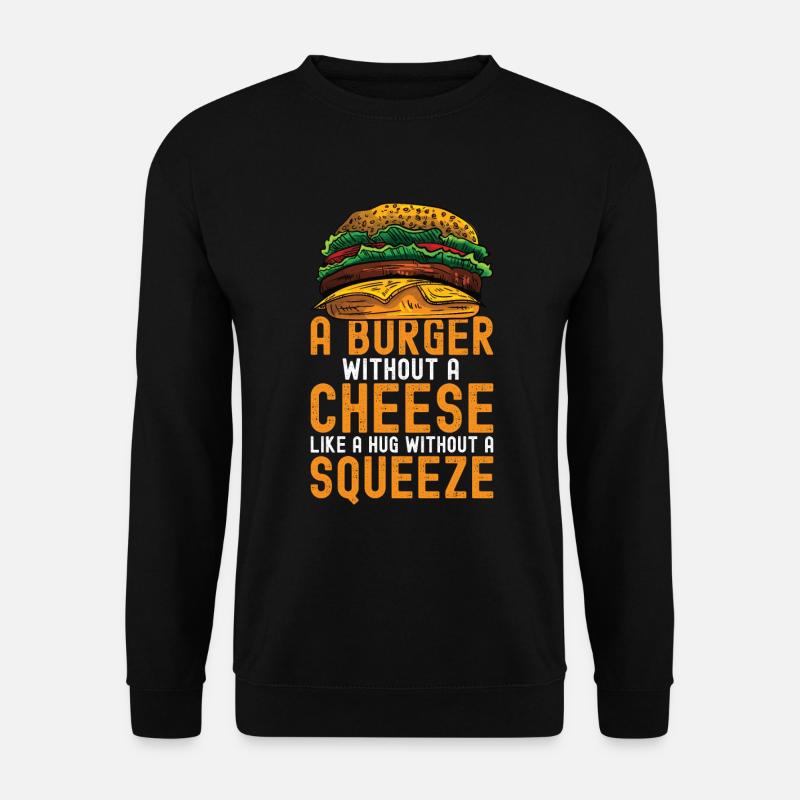 Hamburger - Unisex Sweatshirt - black