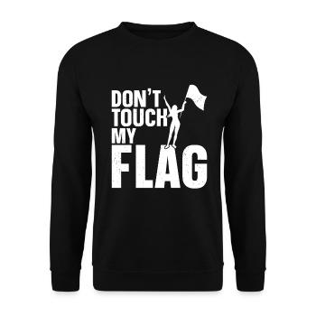 Farbschutz - Unisex Pullover - Schwarz - Vorne - Alina (178cm) & Michal (187cm)