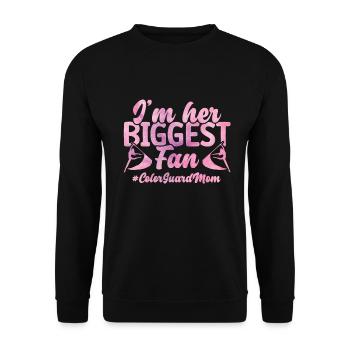 Farbschutz - Unisex Pullover - Schwarz - Vorne - Alina (178cm) & Michal (187cm)