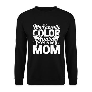 Farbschutz - Unisex Pullover - Schwarz - Vorne - Alina (178cm) & Michal (187cm)