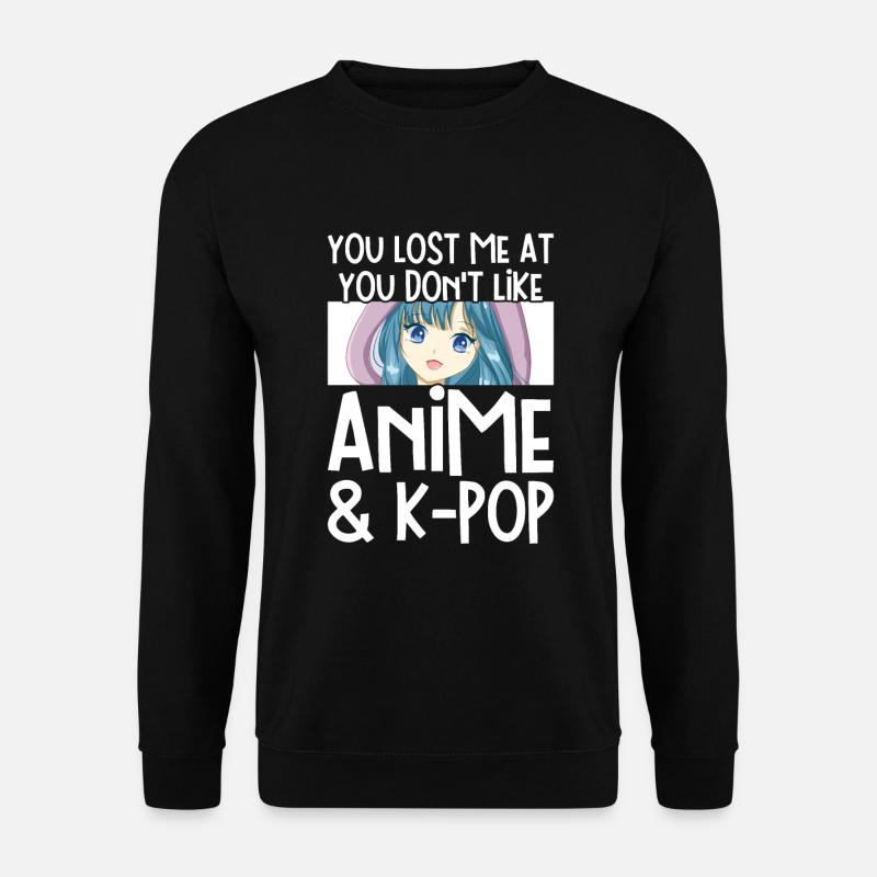 Anime & K-Pop Music Kpop Japanese Manga Otaku - Unisex Pullover - Schwarz