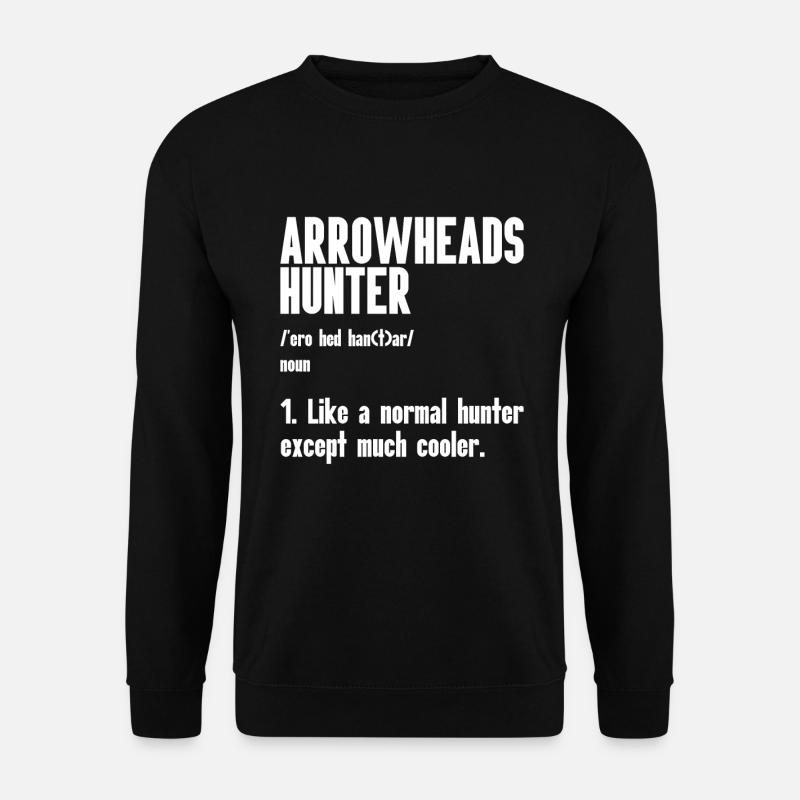 Arrowhead Hunting Artifacts Archery - Unisex Sweatshirt - black