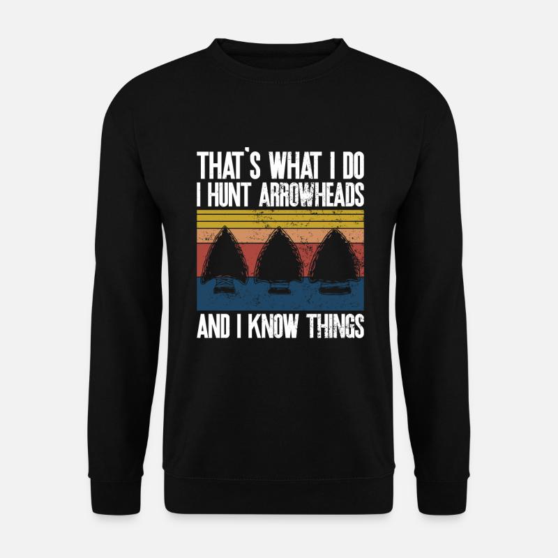 Arrowhead Hunting Artifacts Archery - Unisex Sweatshirt - black