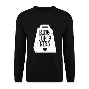 Cowbell More Cowbell-Vintager - Unisex Sweatshirt - black - Front - Alina (178cm) & Michal (187cm)