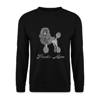 Pudel Mama - Unisex Pullover - Schwarz - Vorne - Alina (178cm) & Michal (187cm)