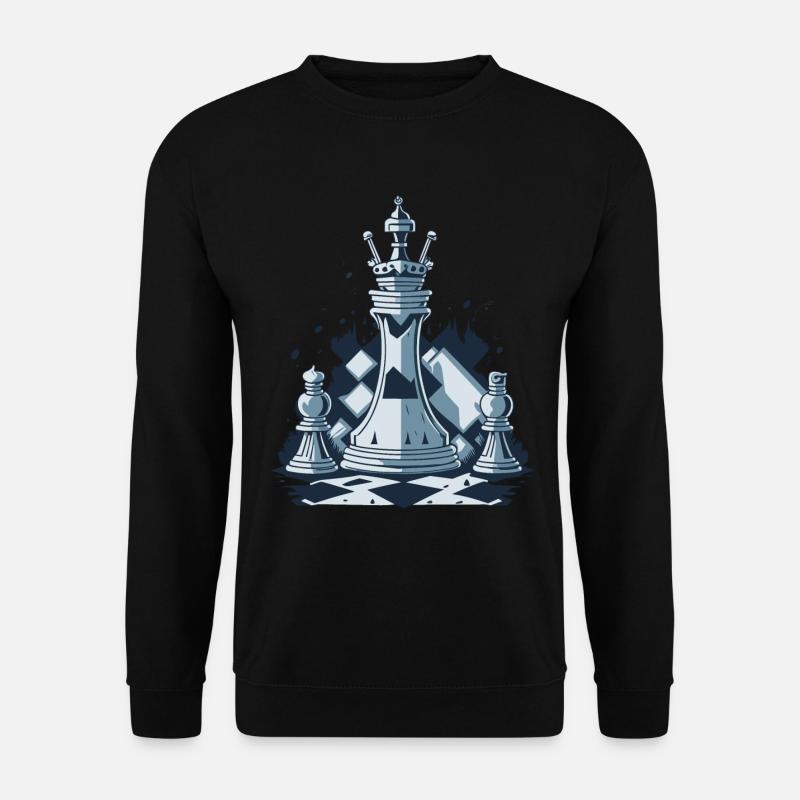 Schach - Unisex Pullover - Schwarz