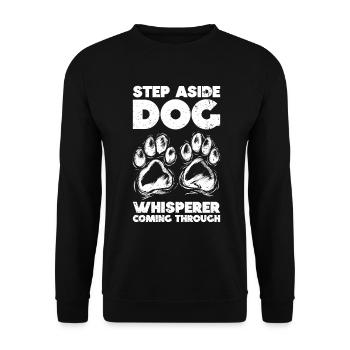 Dresseur de chiens Chiot drôle de dressage d’animaux de compagnie - Sweat-shirt Unisexe - noir - Devant - Alina (178cm) & Michal (187cm)
