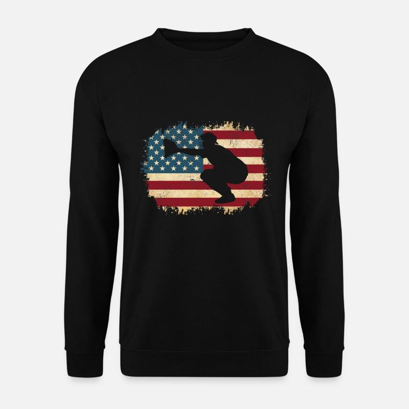 Baseball Catcher Baseball Player Pitcher - Unisex Sweatshirt - black