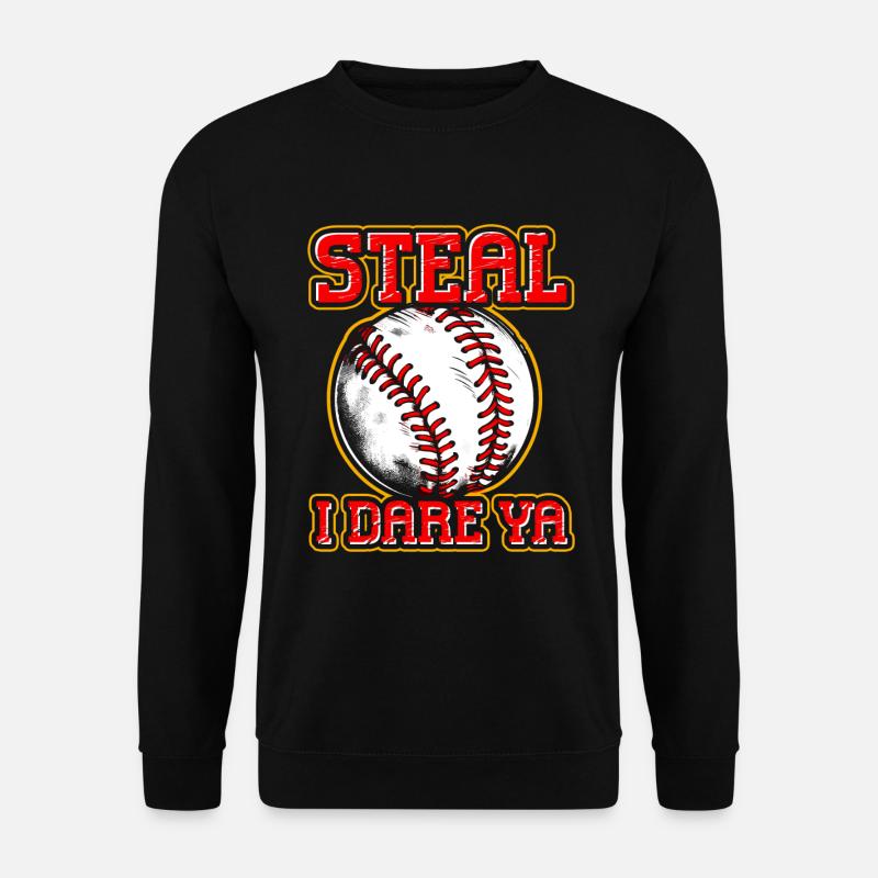 Baseballfänger Baseballspieler Pitcher - Unisex Pullover - Schwarz