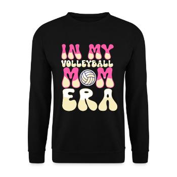 Volleyball Mom Volleyball Mom - Unisex Sweatshirt - black - Front - Alina (178cm) & Michal (187cm)