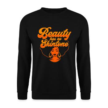 Schwarze Geschichte Monat Juneteenth Afroamerikane - Unisex Pullover - Schwarz - Vorne - Alina (178cm) & Michal (187cm)
