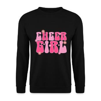 Cheerleading Girl Cheerleading Youth - Unisex Sweatshirt - black - Front - Alina (178cm) & Michal (187cm)
