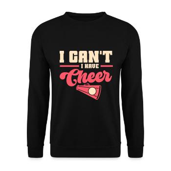 Pom-pom girl Cheerleading Jeunes - Sweat-shirt Unisexe - noir - Devant - Alina (178cm) & Michal (187cm)