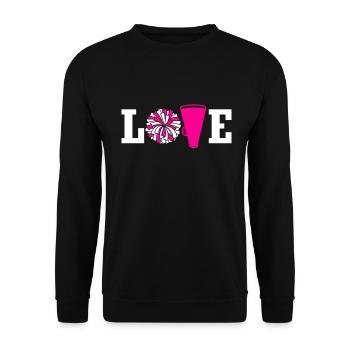 Pom-pom girl Cheerleading Jeunes - Sweat-shirt Unisexe - noir - Devant - Alina (178cm) & Michal (187cm)