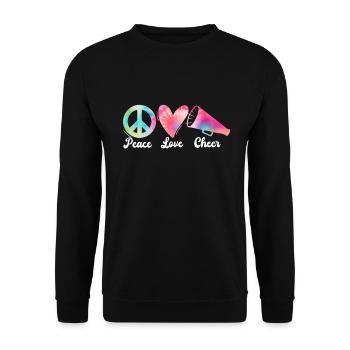 Pom-pom girl Cheerleading Jeunes - Sweat-shirt Unisexe - noir - Devant - Alina (178cm) & Michal (187cm)