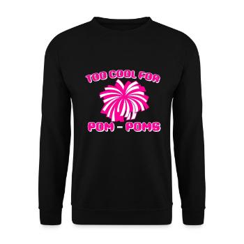 Cheerleadermädchen Cheerleading Jugend - Unisex Pullover - Schwarz - Vorne - Alina (178cm) & Michal (187cm)