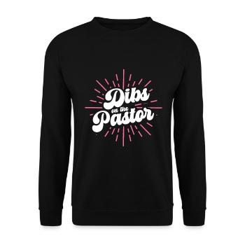 Pasteur Femme Jésus Appréciation de l’Église Chrétienne - Sweat-shirt Unisexe - noir - Devant - Alina (178cm) & Michal (187cm)