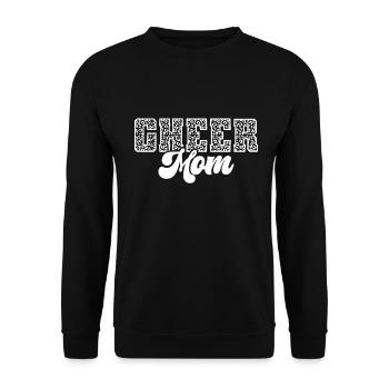 Cheer Maman Pom-pom girl Maman pom-pom girl - Sweat-shirt Unisexe - noir - Devant - Alina (178cm) & Michal (187cm)